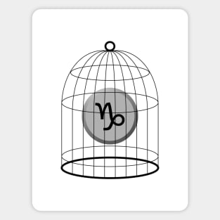 Capricorn Stellazzio In a Cage Magnet